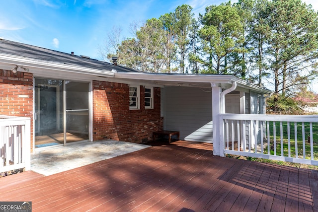1396 Gale Dr, Norcross, GA 30093 - view of wooden terrace