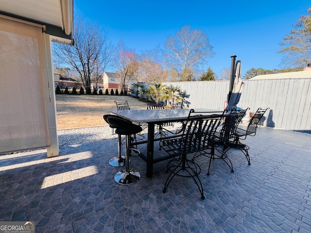 view of patio / terrace