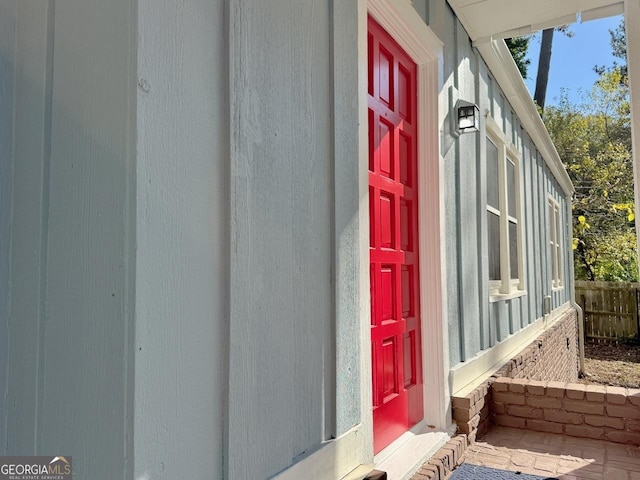 view of property entrance