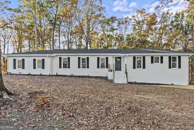 view of ranch-style house