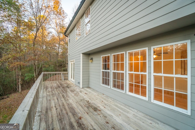 view of deck