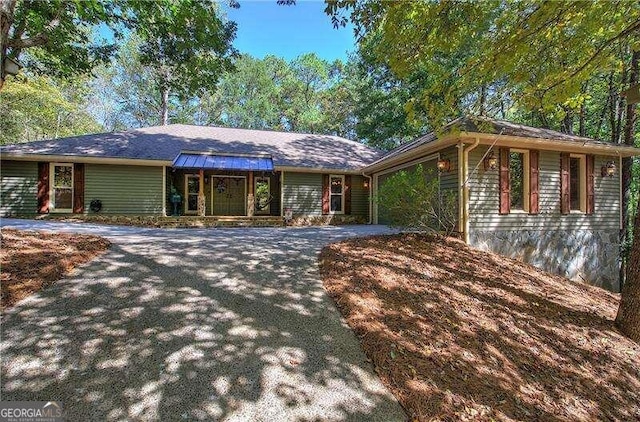 view of ranch-style house