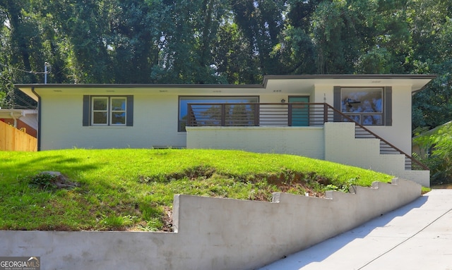 view of front of home