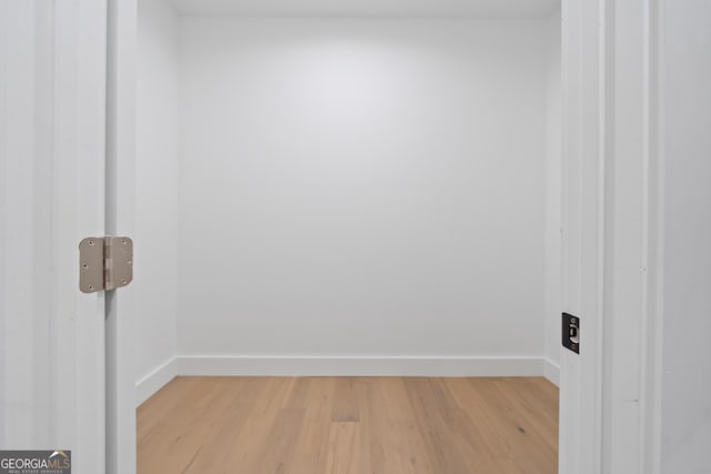 interior space featuring light hardwood / wood-style flooring