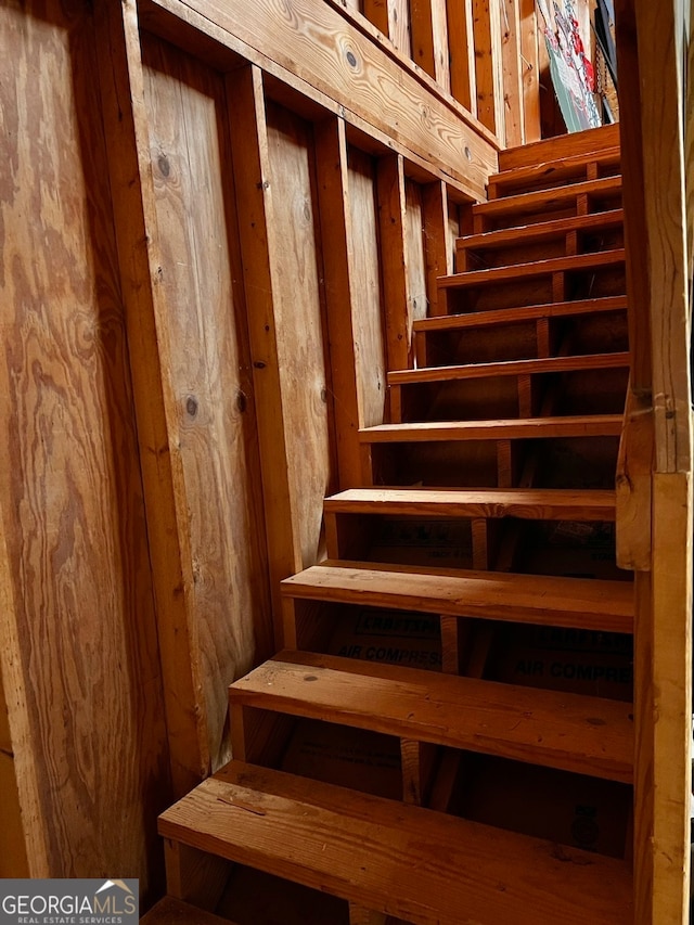 view of stairs