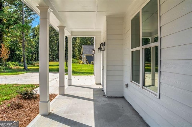 view of patio