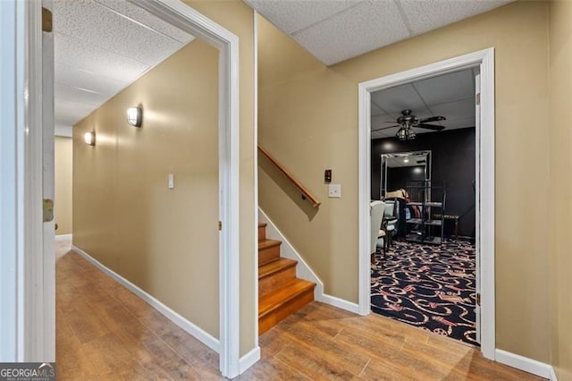 interior space featuring hardwood / wood-style floors