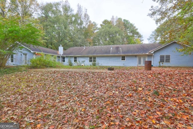 view of rear view of house