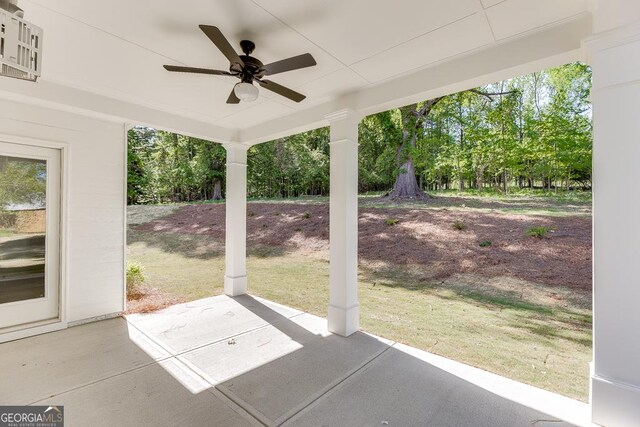 2198 Old Swimming Pool Rd, Jefferson, GA 30549 - exterior space with ceiling fan
