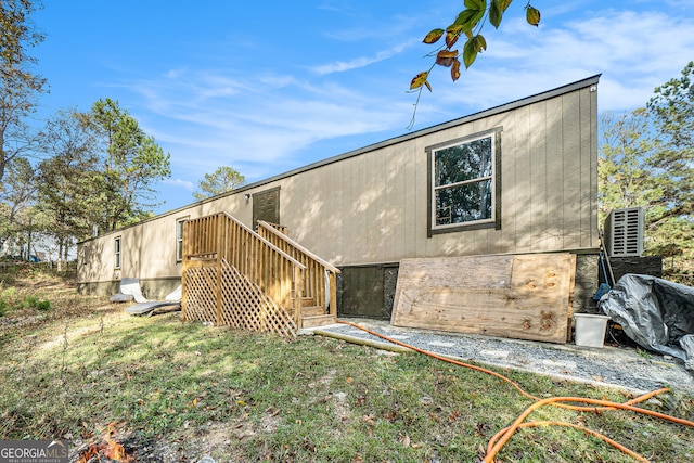 view of rear view of property