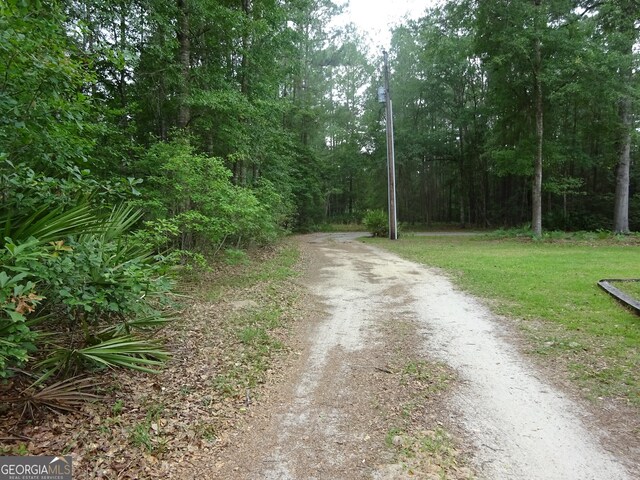 view of road