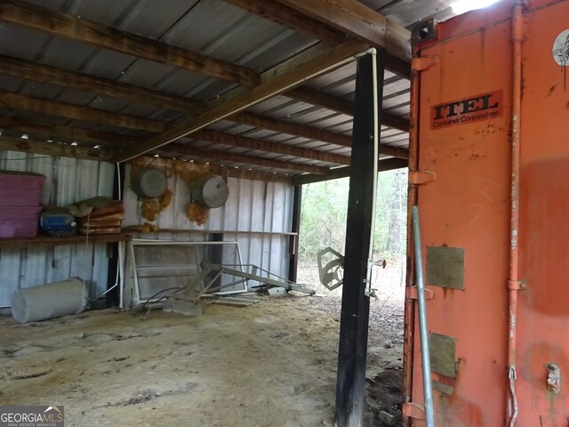 miscellaneous room featuring concrete flooring