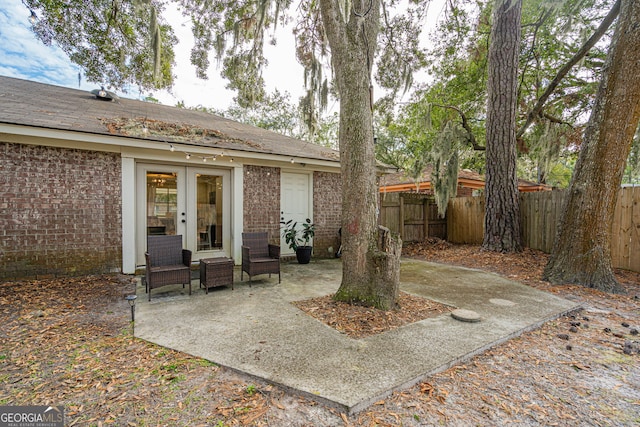115 Lucian Cir, Savannah, GA 31406 - view of patio / terrace with french doors