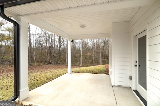 view of patio