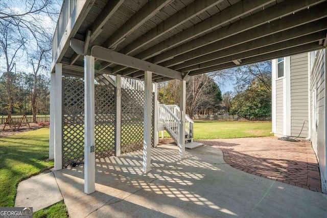 view of patio