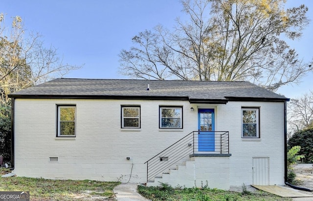 view of front of property