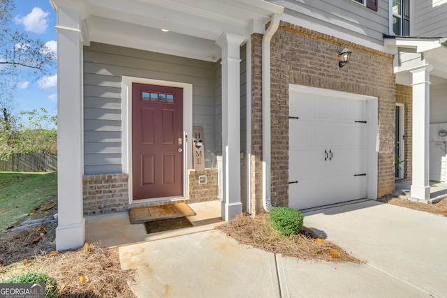 view of entrance to property