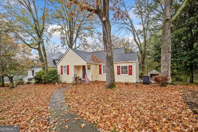 view of ranch-style home