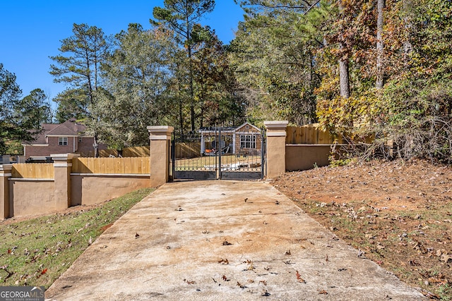 view of gate