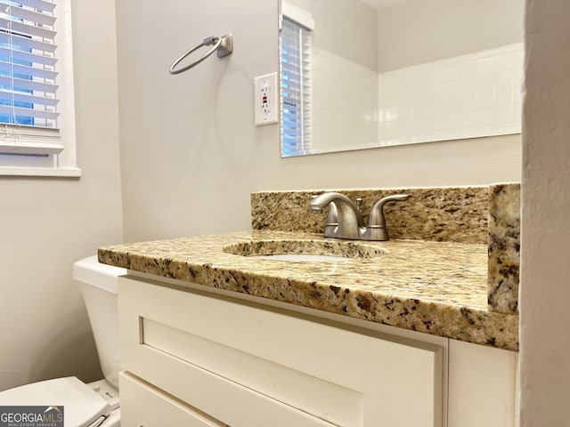 2190 Westover Dr, East Point, GA 30344 - bathroom with vanity and toilet