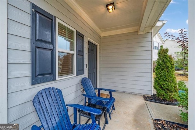 view of patio / terrace featuring a porch