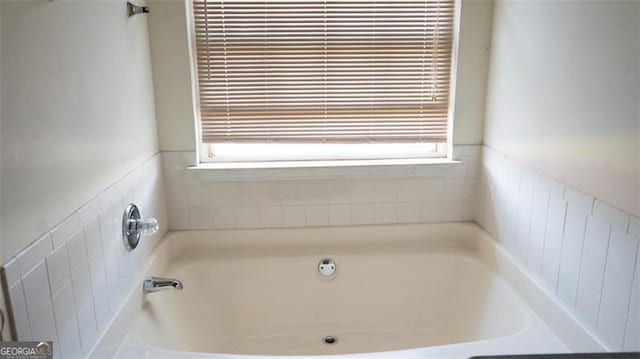 bathroom with a bathtub