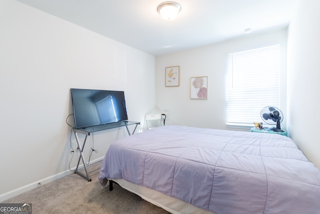 bedroom featuring carpet floors