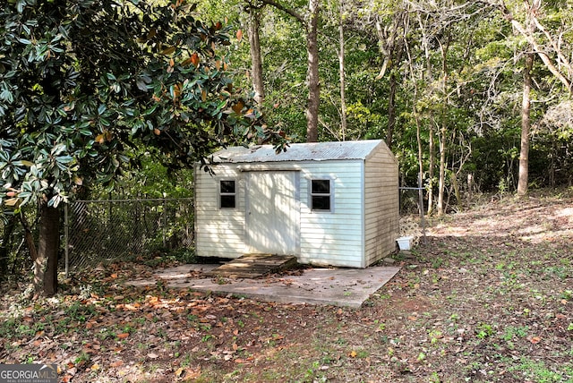 view of outbuilding