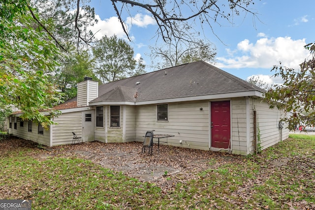 view of back of property