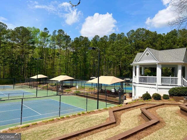 view of sport court