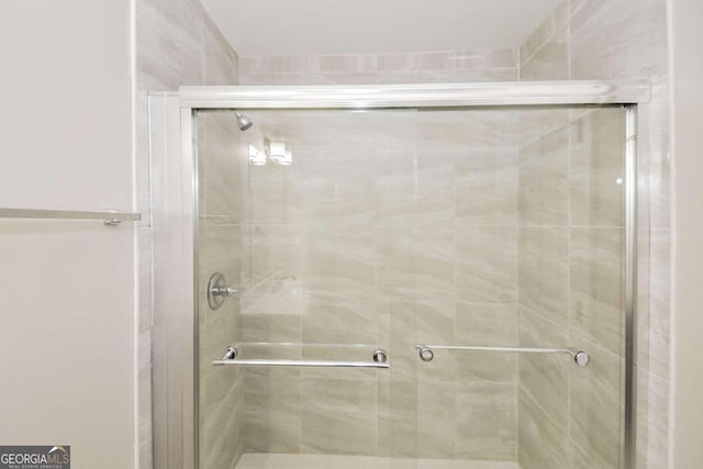 bathroom with walk in shower