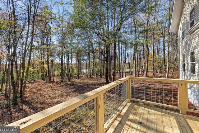 view of deck