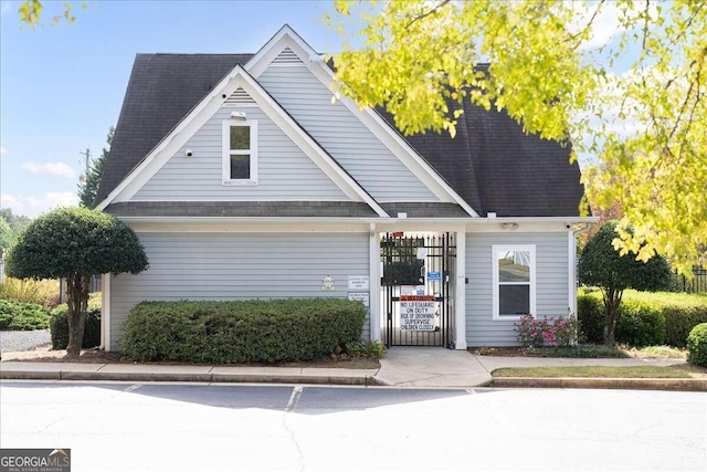 view of front of home