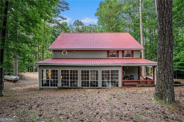 view of rear view of house