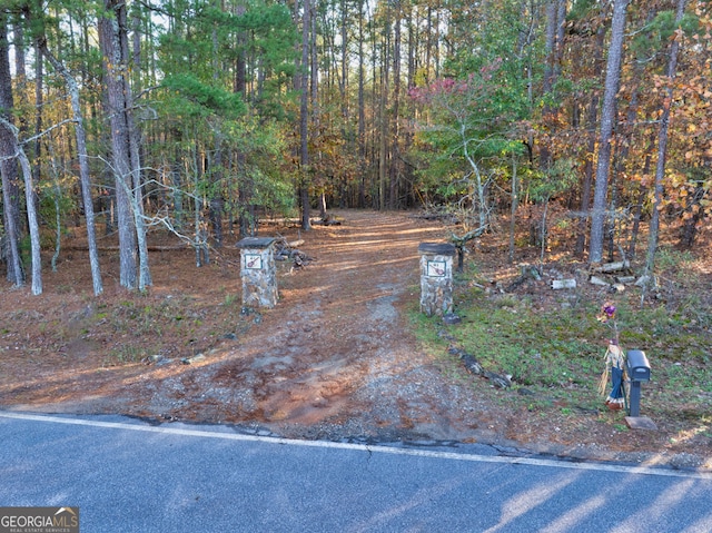 view of road