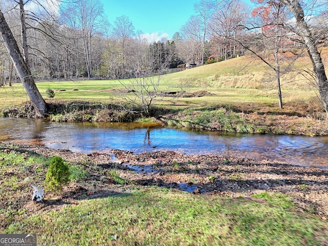 view of water feature