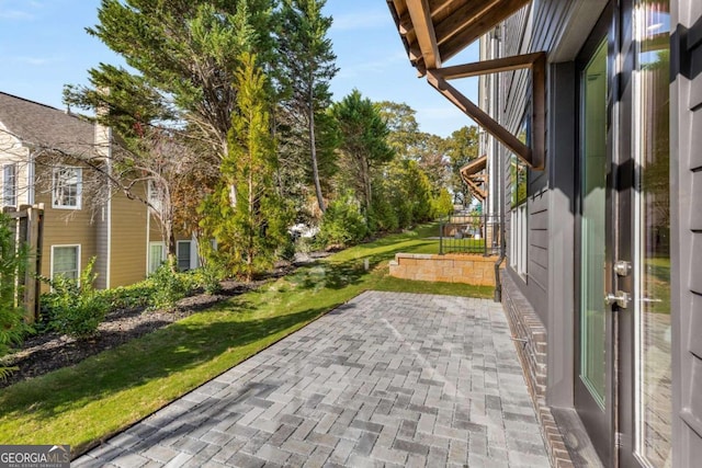 view of patio