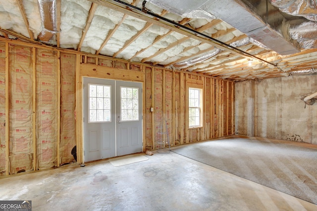 misc room featuring concrete flooring