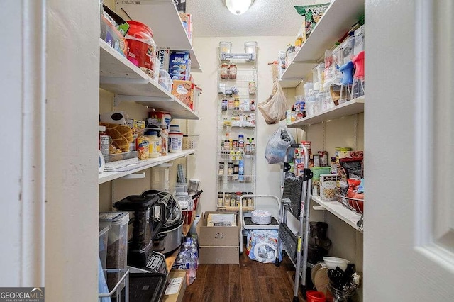 view of pantry