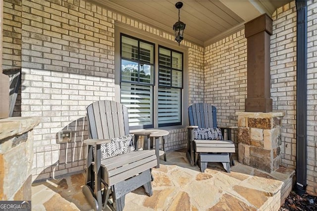 view of patio / terrace featuring a porch