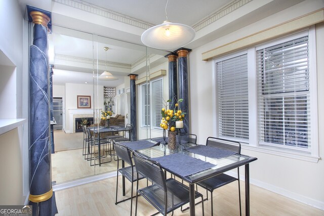 living room featuring hardwood / wood-style floors