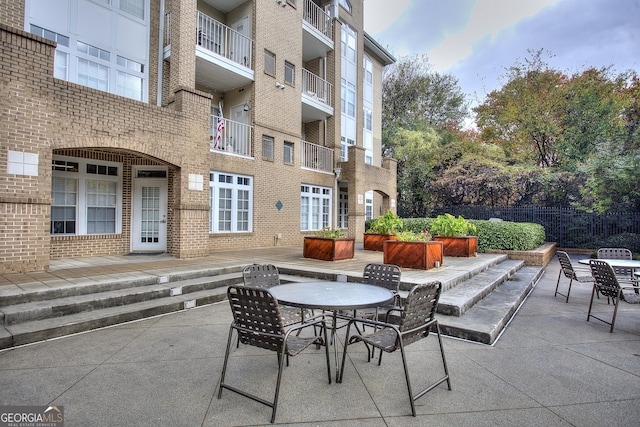 view of patio / terrace with outdoor dining space