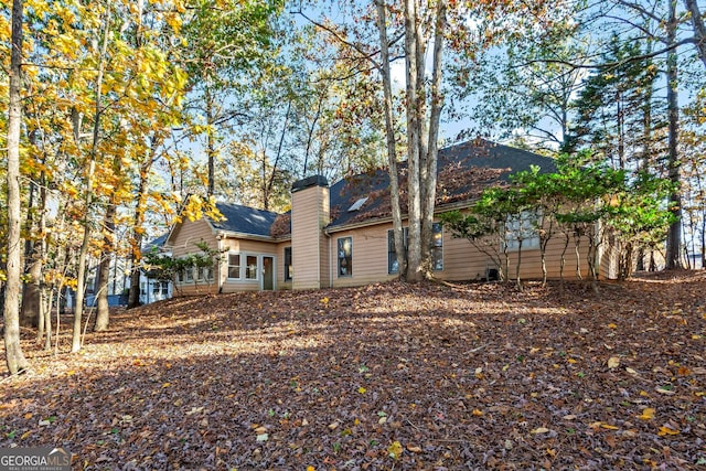 view of rear view of house