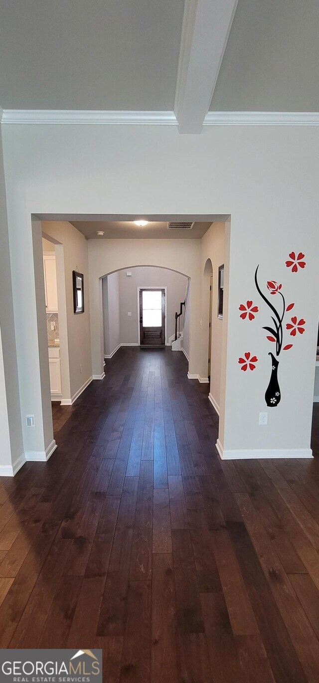 interior space with a chandelier and a high ceiling