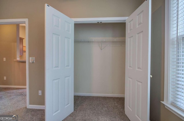 view of closet