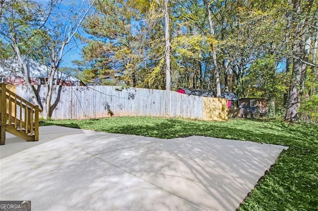 view of patio