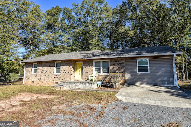 view of ranch-style house