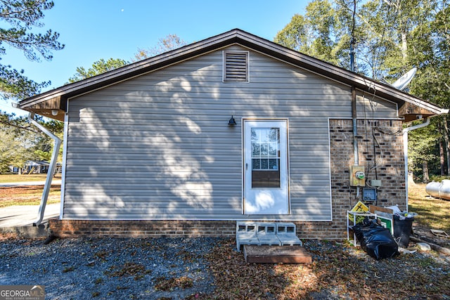 view of property exterior