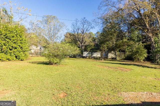 view of yard