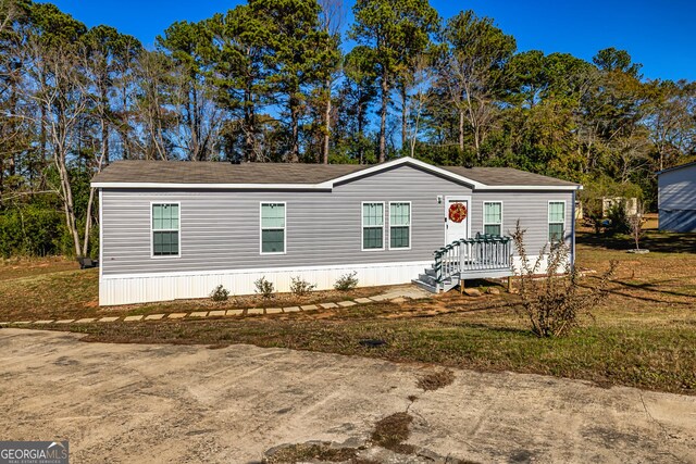 view of manufactured / mobile home